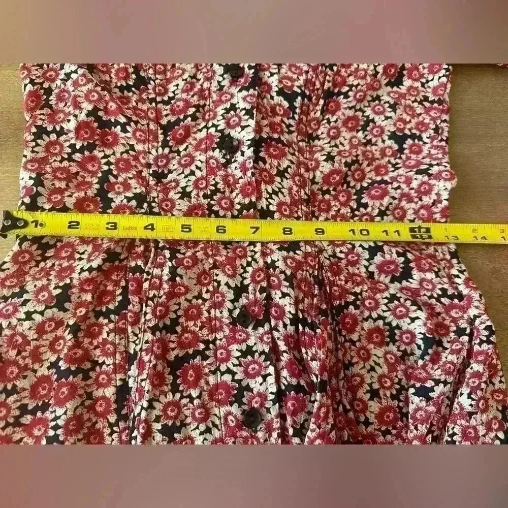 Free People floral fit and flare dress